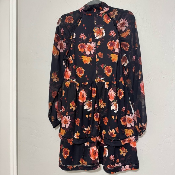 NWT Belldini Mock Neck Printed Dress - Picture 2 of 7